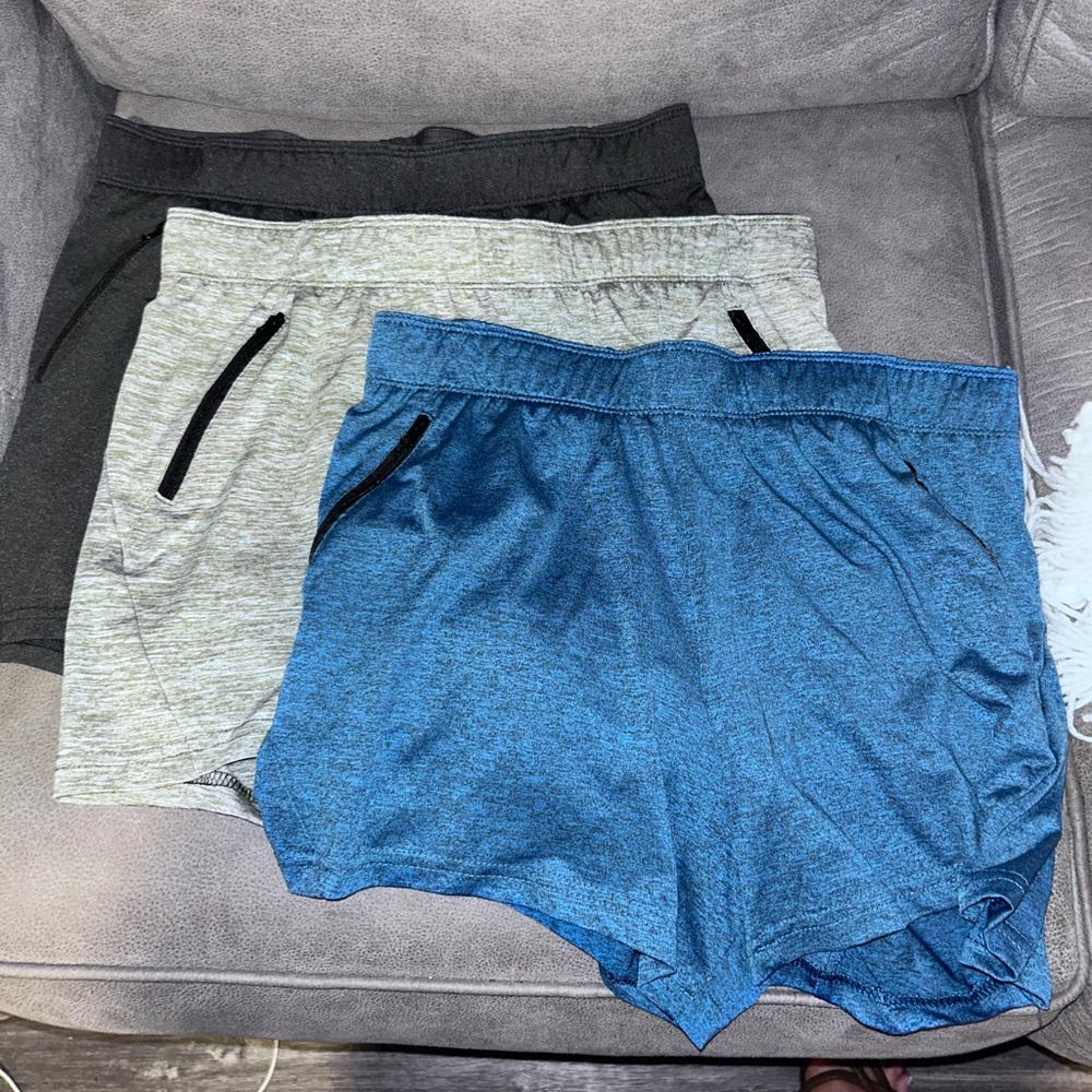 50%offw❤️ 3 Liberty Pro zip pockets w tie string band sports athletic shorts S